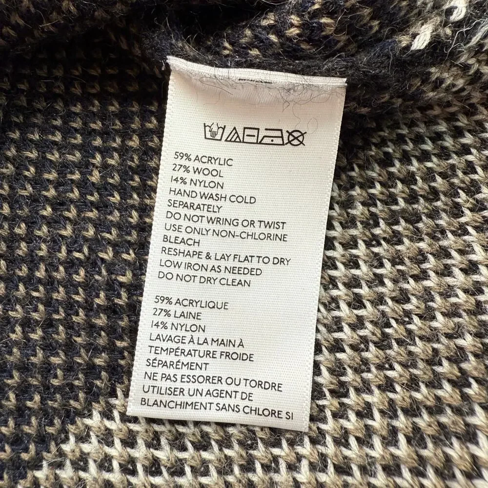 Urban Outfitters Silence + Noise Gunner Plaid Mock Neck Sweater